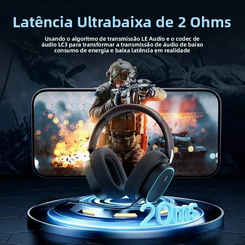 Baseus GH02 Wireless Gaming Headphones – Bluetooth 5.3 & RGB Lighting - 4