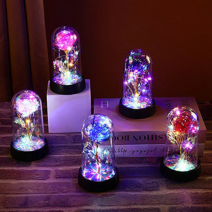 Galaxy Eternal Rose – Preserved Flower in Glass Dome - 2