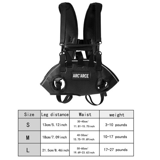 Portable Dog Backpack – Double-Shoulder Pet Carrier with Crossbody Strap - 1