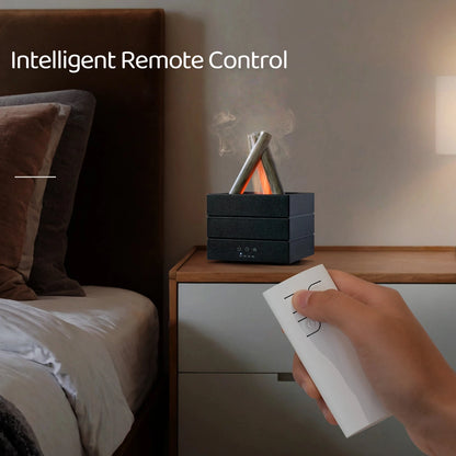 Flame Aroma Diffuser Humidifier - USB RGB Desktop - 2