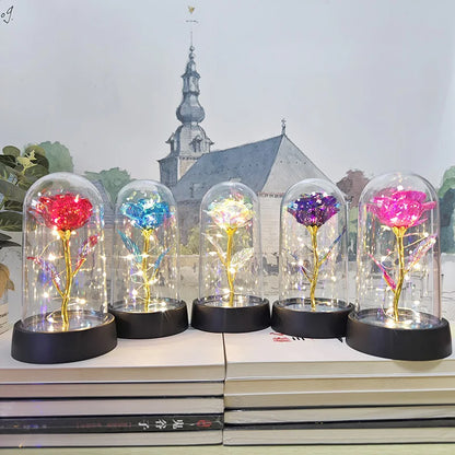 Galaxy Eternal Rose – Preserved Flower in Glass Dome - 1