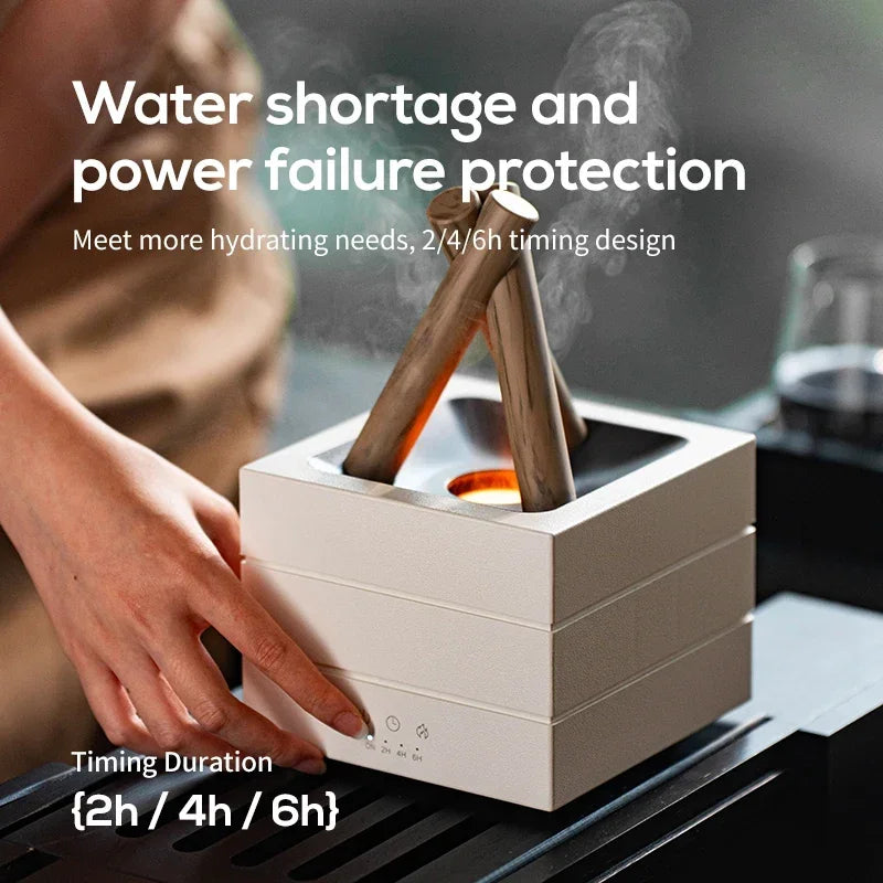 Flame Aroma Diffuser Humidifier - USB RGB Desktop - 5