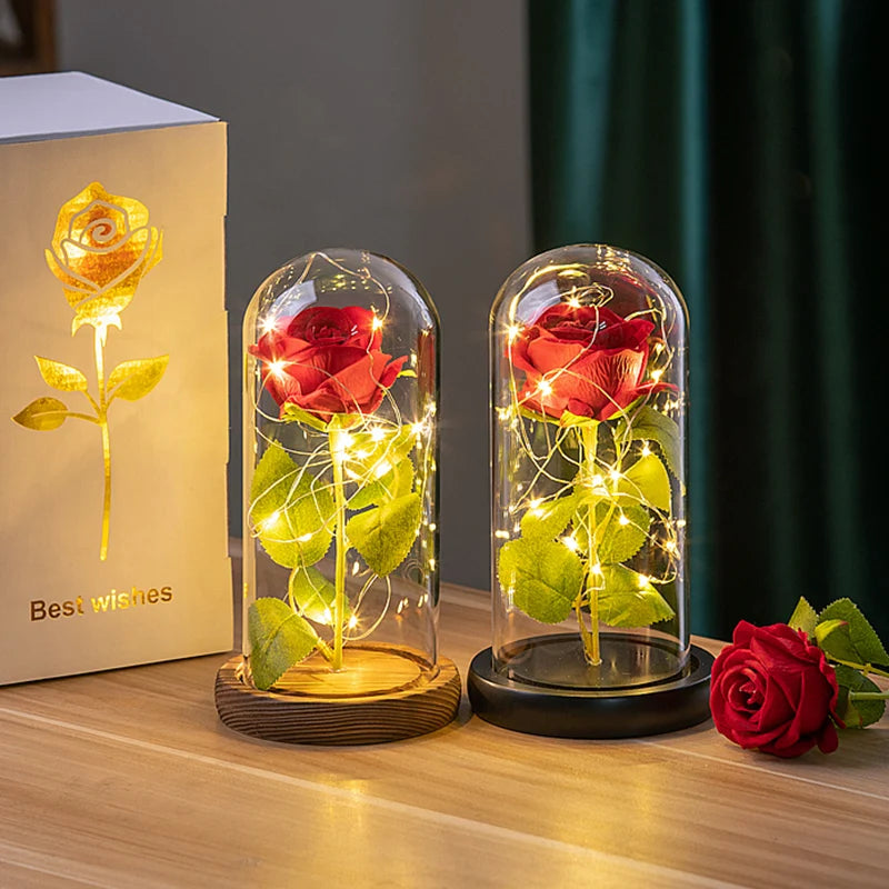 Galaxy Eternal Rose – Preserved Flower in Glass Dome - 4