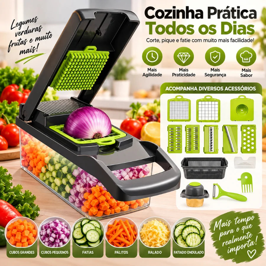 16-in-1 Vegetable Chopper – Multi-Function Slicer & Dicer - 3