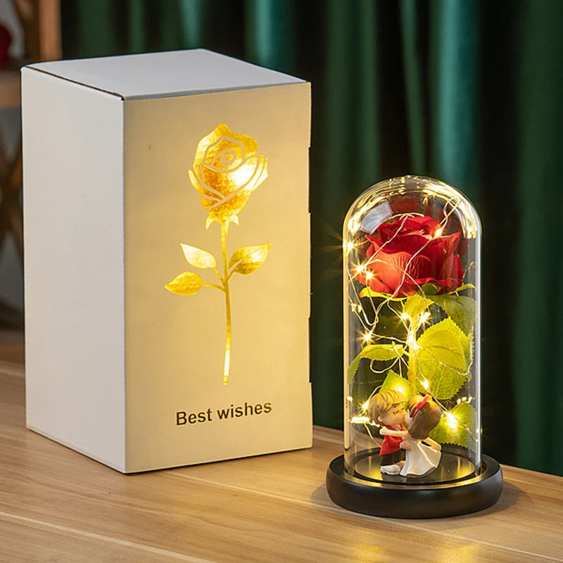 Galaxy Eternal Rose – Preserved Flower in Glass Dome - 5