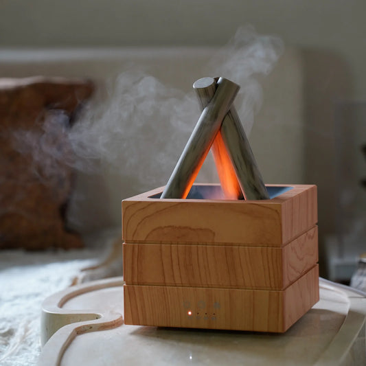 Flame Aroma Diffuser Humidifier - USB RGB Desktop - 1